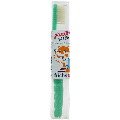 Fuchs Junior Natural Bristle Toothbrush For Child, Medium, 1 Unit
